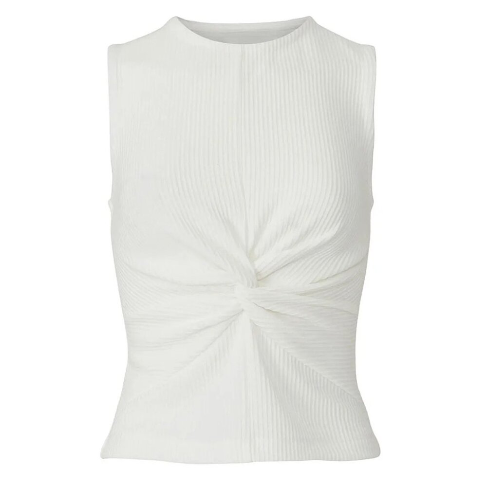 Club Monaco Front Twist Tank – White (M)